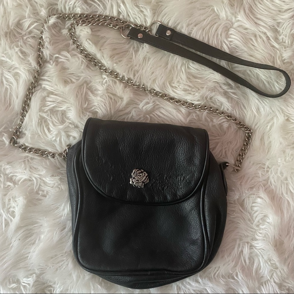 Vintage Leather Crossbody Purse